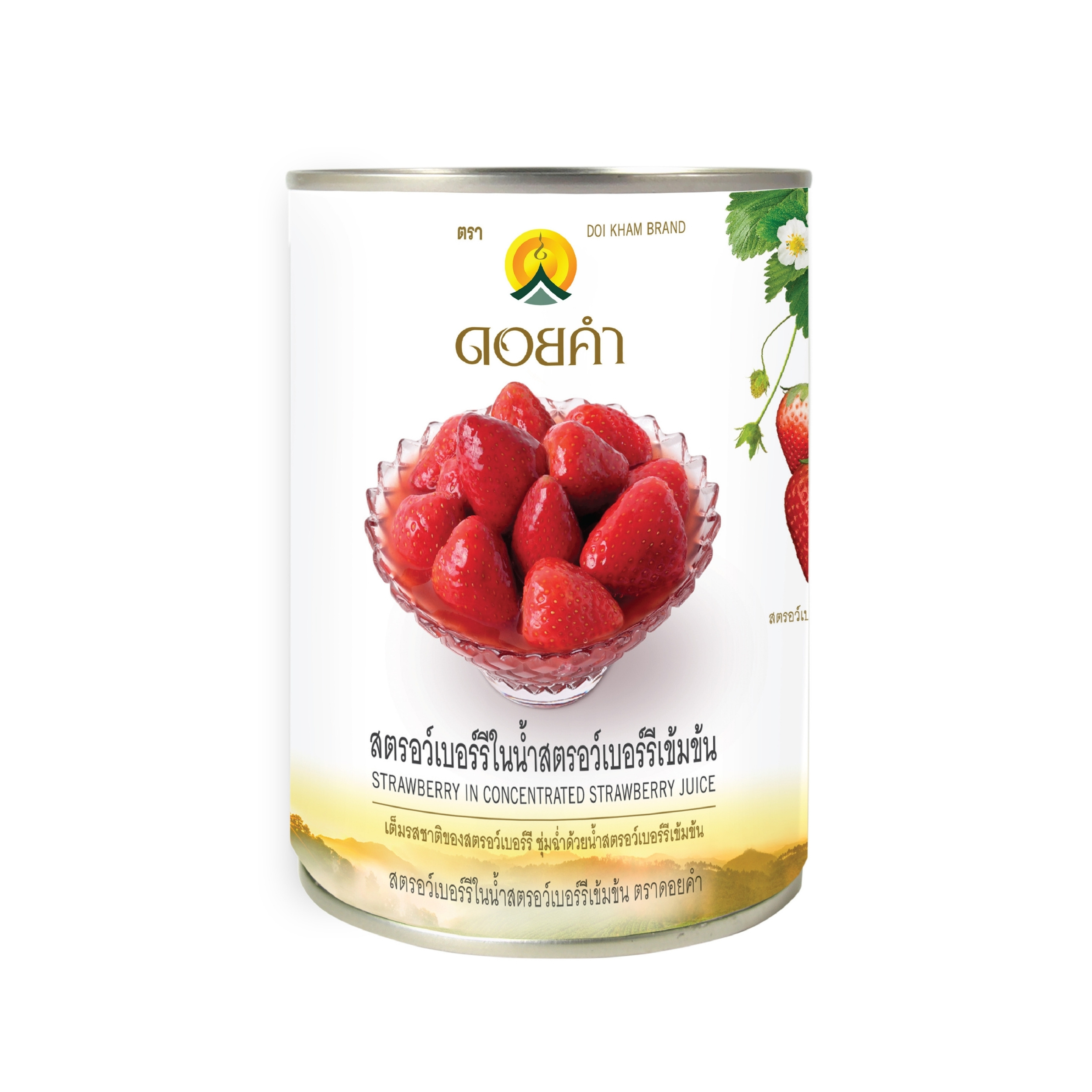 สตรอว์เบอร์รีในน้ำสตรอว์เบอร์รีเข้มข้น (STRAWBERRY IN CONCENTRATED STRAWBERRY JUICE)