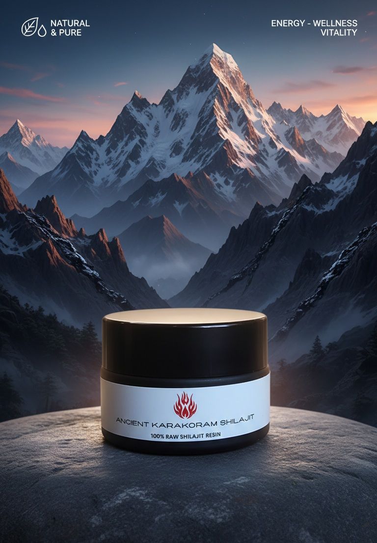 ชิลาจิตเรซินหิมาลัยคาราโครัมโบราณ (Himalayan Shilajit Resin) 20g
