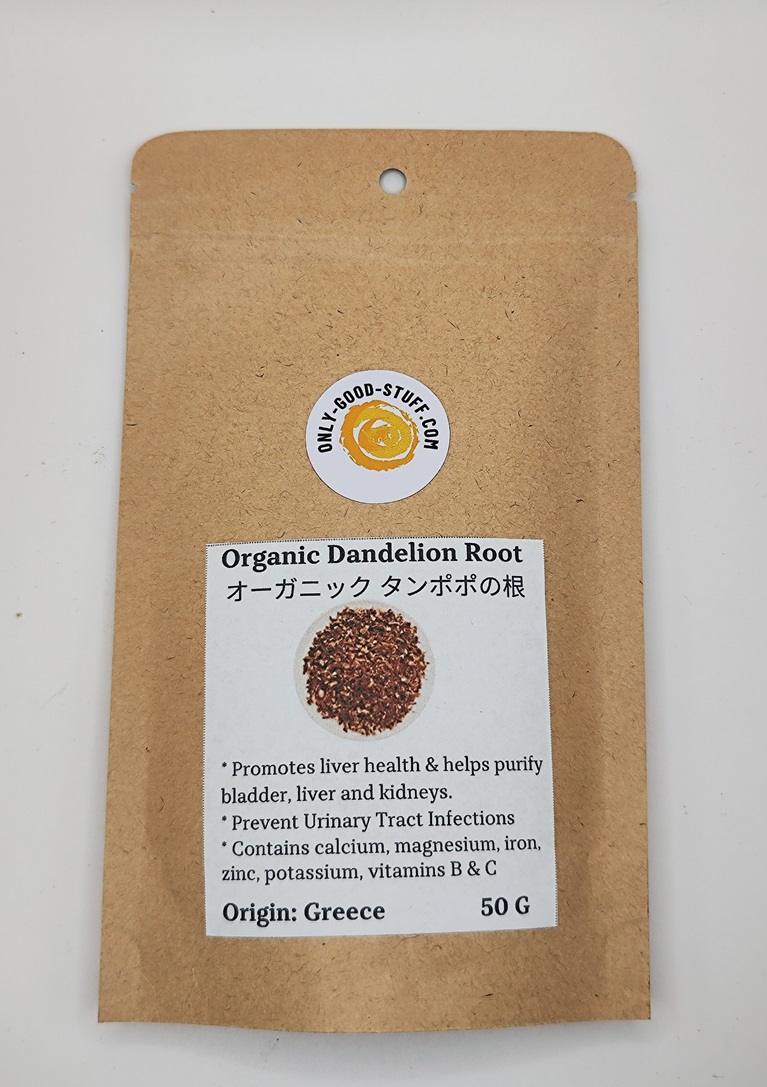 ชารากแดนดิไลออน ออร์แกนิก (Dandelion Root Tea) 50g