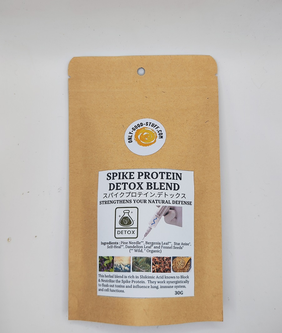 ชาสมุนไพรล้างสไปก์โปรตีน (Spike Protein Detox Tea Blend) 30g