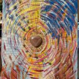 Healing Canvas Art: Love for matter: earth, water, fire, and air.