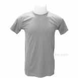 Plain Short Sleeves T-Shirt (Light-gray)