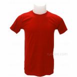 Plain Short Sleeves T-Shirt (Red)