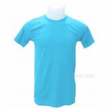 Plain Short Sleeves T-Shirt (Light-blue)
