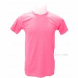 Plain Short Sleeves T-Shirt (Pink)