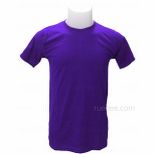 Plain Short Sleeves T-Shirt (Purple)